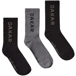 Conjunto de calcetines Dakar Athlan negro-gris