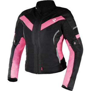 Chaqueta de moto para mujer Street Racer Betty II Air negro-rosa