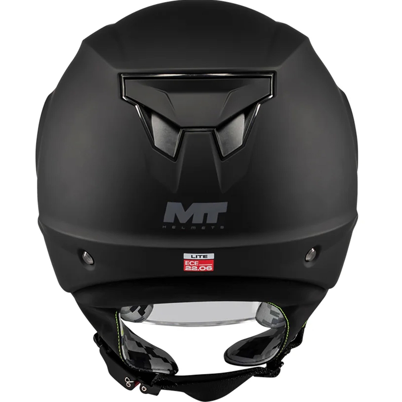 Casco de moto infantil abierto MT Lite Pure A1 negro mate