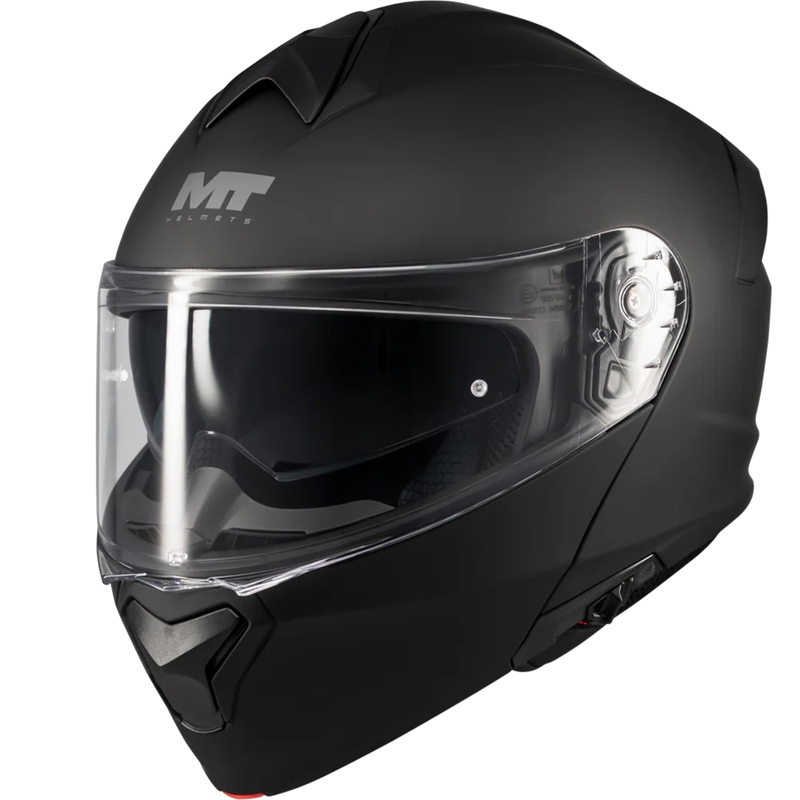 Casco de moto abatible MT Genesis SV Pure A1 negro mate
