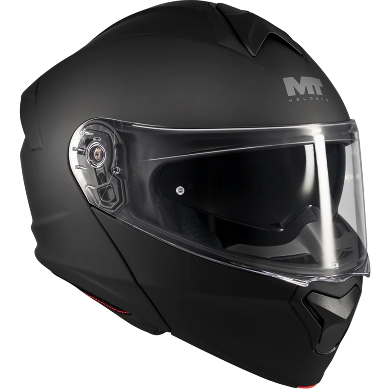 Casco de moto abatible MT Genesis SV Pure A1 negro mate