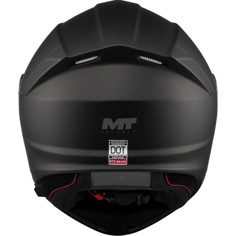 Casco de moto abatible MT Genesis SV Pure A1 negro mate