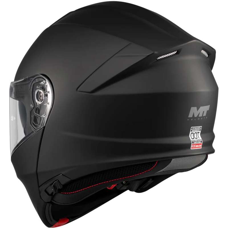 Casco de moto abatible MT Genesis SV Pure A1 negro mate