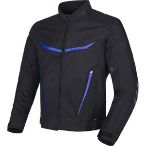 Chaqueta de moto RSA Runway negro-azul