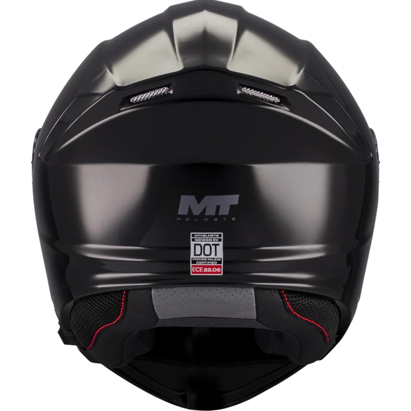 Casco de moto abatible MT Genesis SV Pure A1 negro