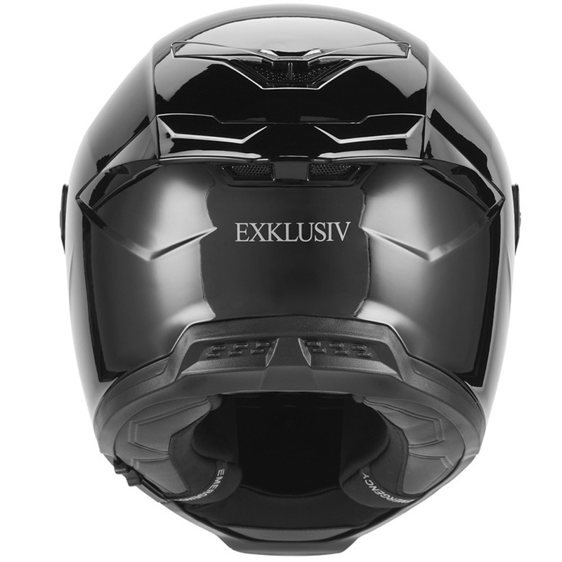 Casco integral de moto NOX Exklusiv Goliath negro