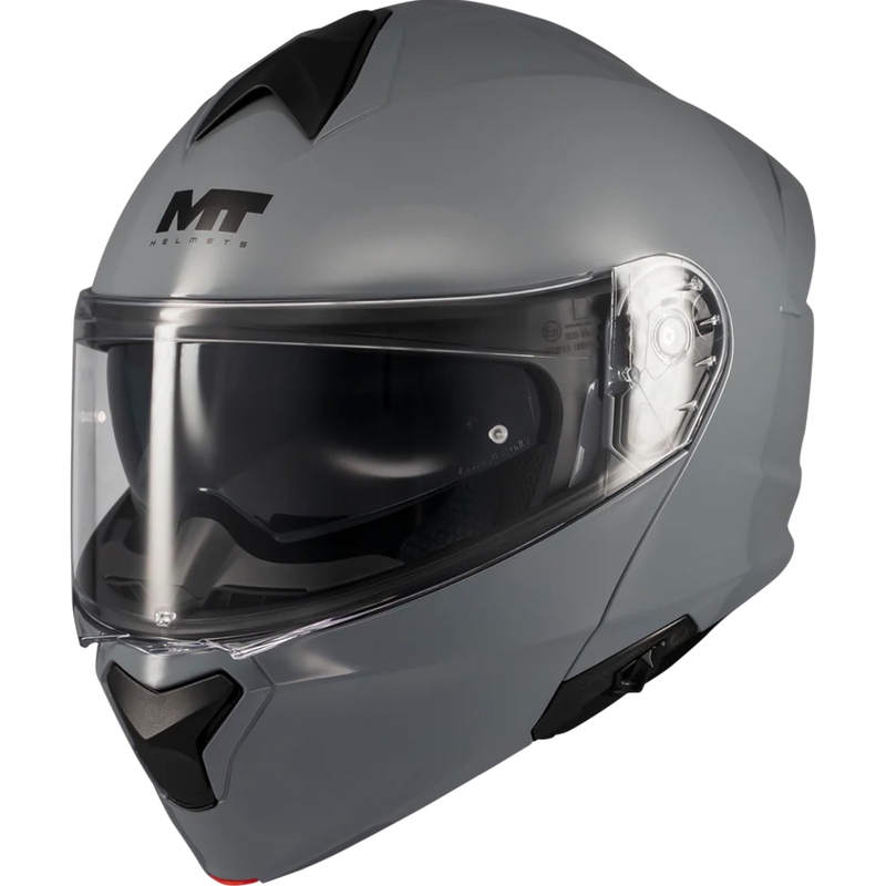 Casco de moto abatible MT Genesis SV Pure A12 gris