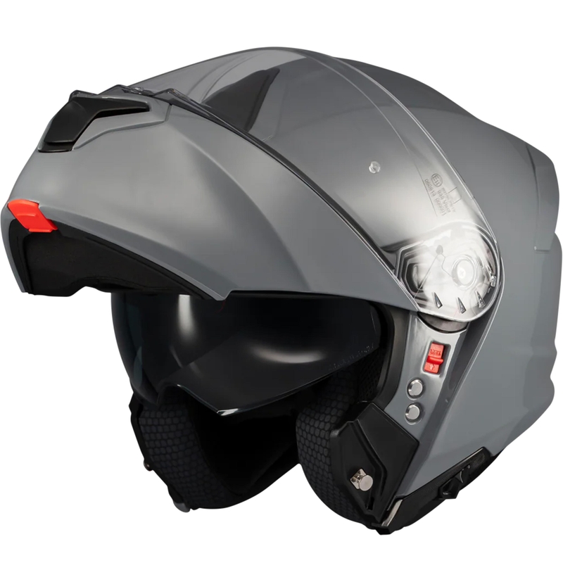 Casco de moto abatible MT Genesis SV Pure A12 gris