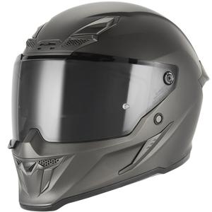 Casco integral de motocicleta NOX Exclusive Goliath, titanio mate