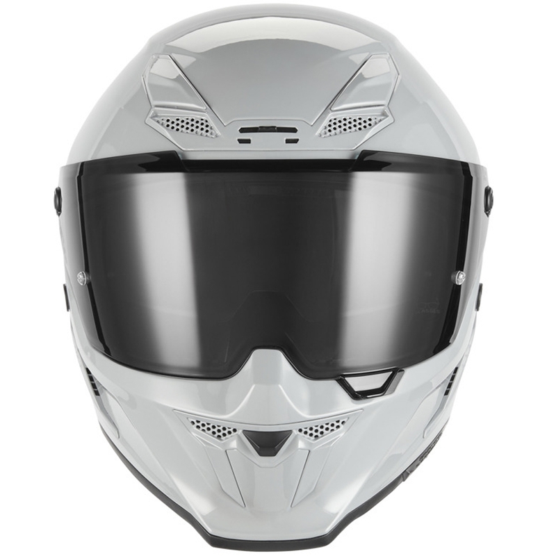 Casco integral de moto NOX Exclusive Goliath gris-blanco