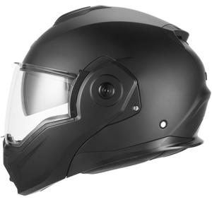 Casco de moto abatible NOX PREMIUM Spinner negro mate