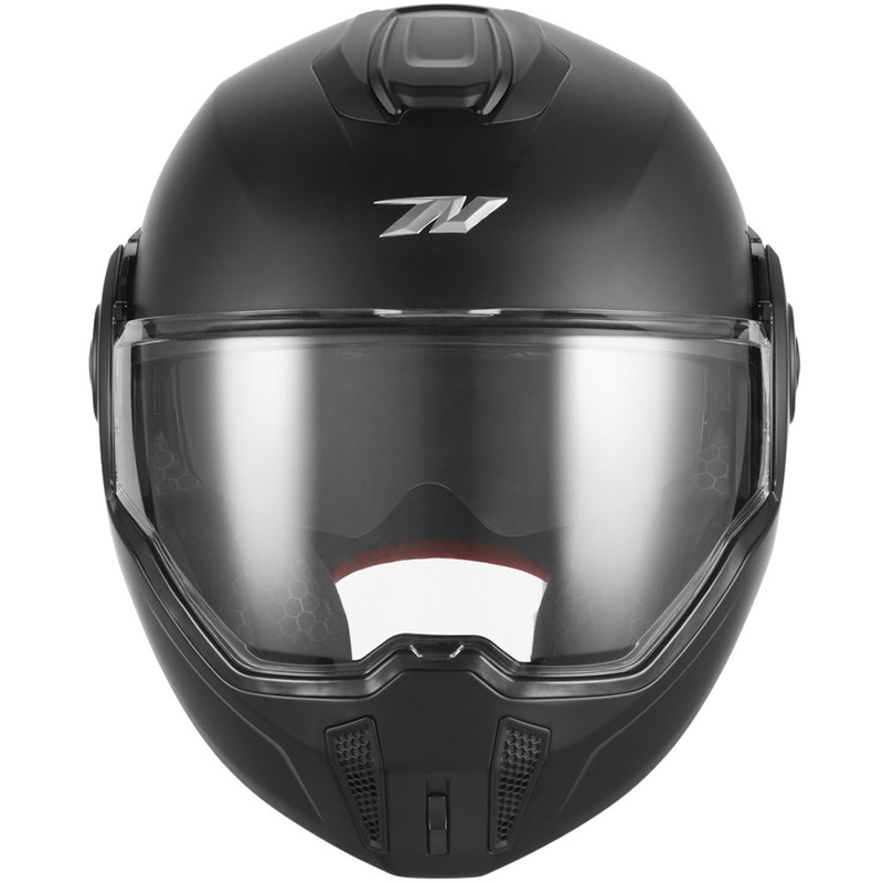 Casco de moto abatible NOX PREMIUM Spinner negro mate