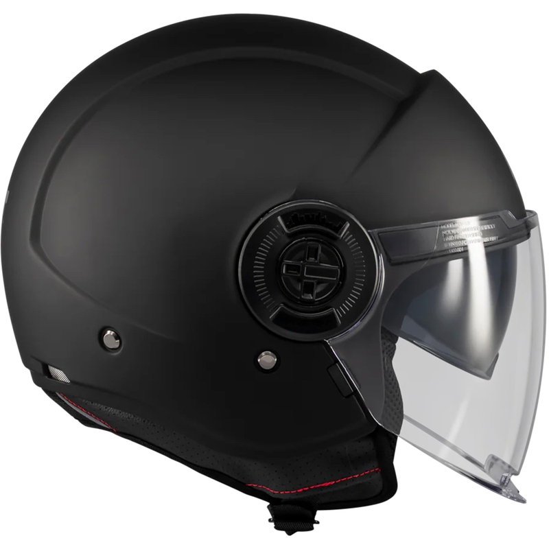 Casco de moto jet MT Viale SV S Pure A1 negro mate