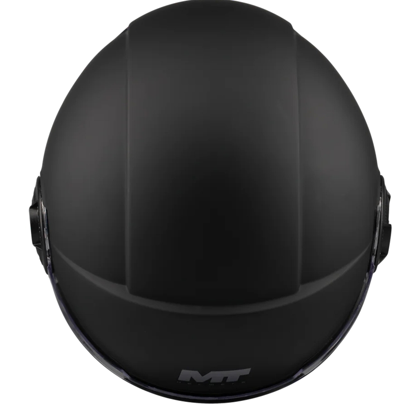 Casco de moto jet MT Viale SV S Pure A1 negro mate