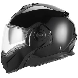 Casco de moto abatible NOX PREMIUM Spinner negro