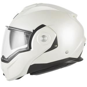 Casco de moto abatible NOX PREMIUM Spinner blanco