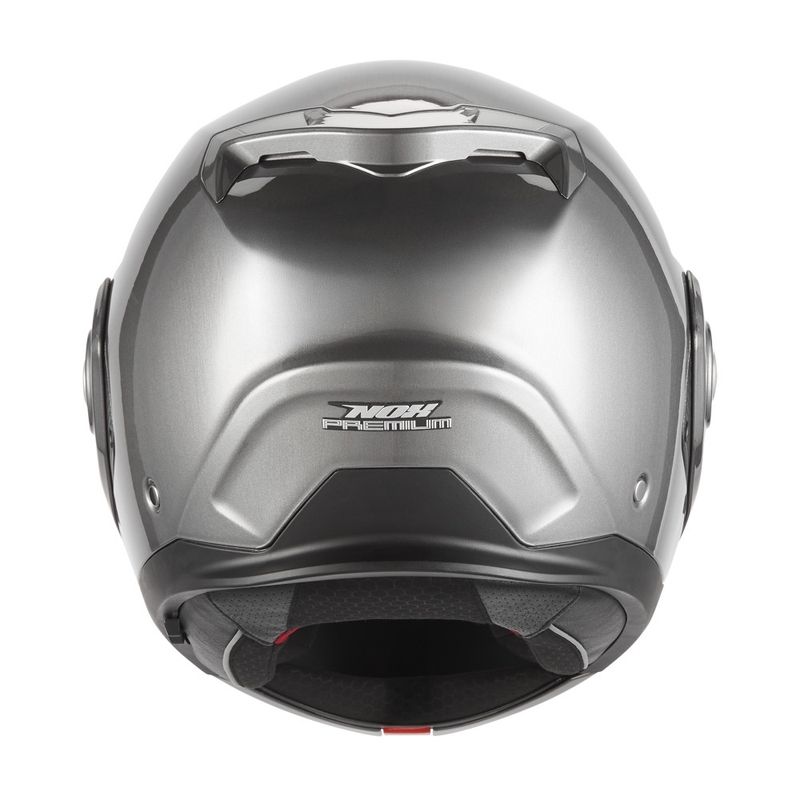 Casco de moto abatible NOX PREMIUM Spinner, titanio mate