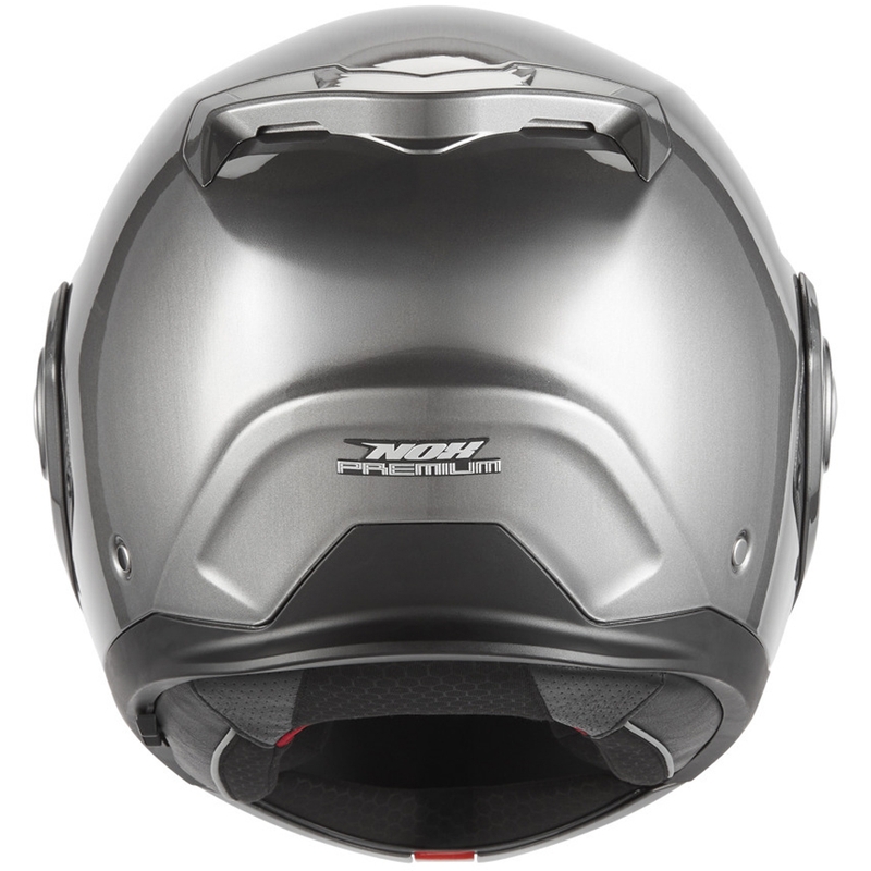 Casco de moto abatible NOX PREMIUM Spinner, titanio mate