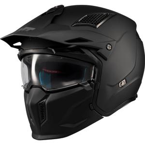Casco modular de moto MT Streetfighter SV S Pure A1 negro mate