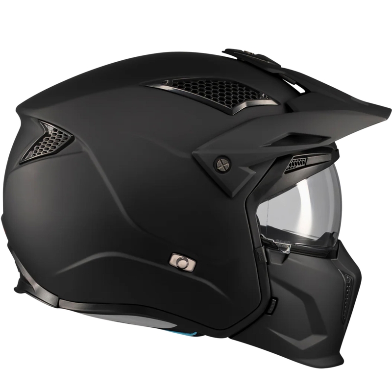Casco modular de moto MT Streetfighter SV S Pure A1 negro mate