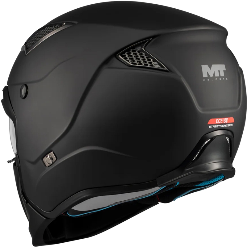 Casco modular de moto MT Streetfighter SV S Pure A1 negro mate
