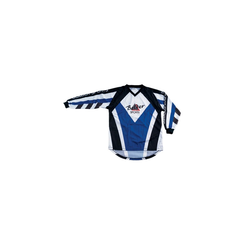 MX Triko Bolder bílo-modré cross 601 - vel. 3XL