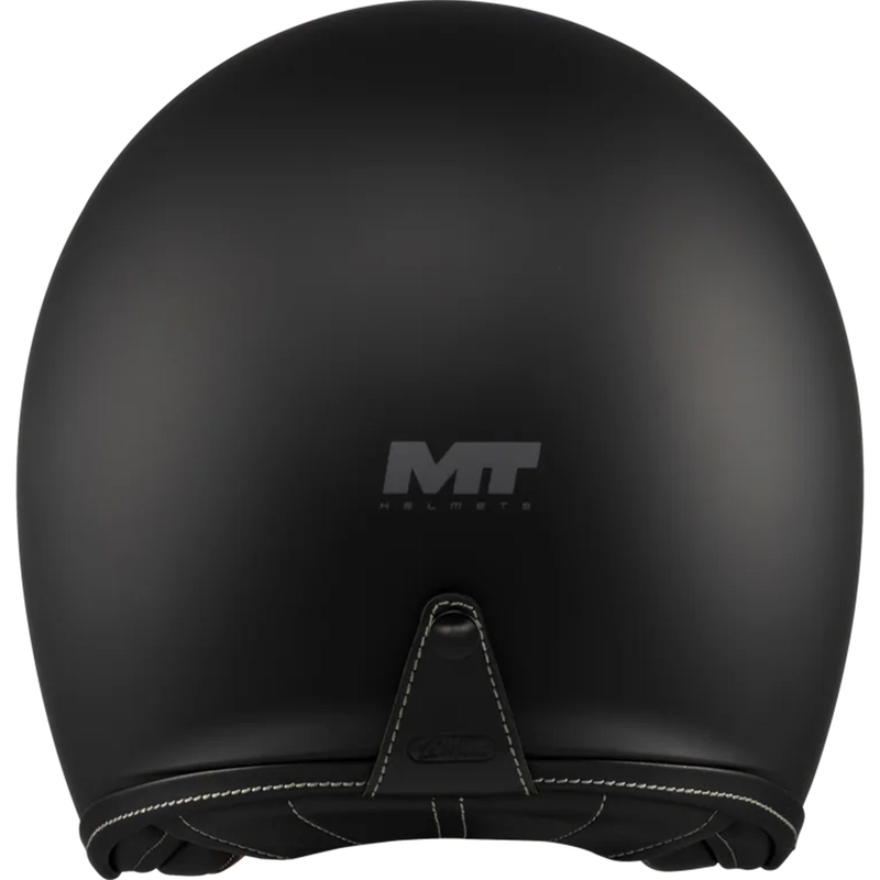 Casco abierto para motocicleta MT Lemans 2 SV S Pure A1 negro mate