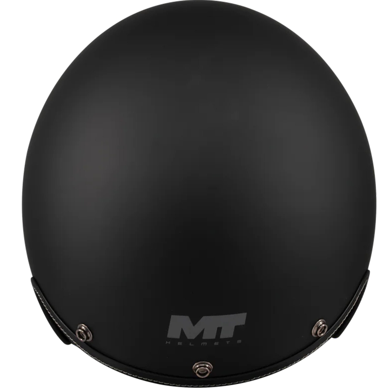 Casco abierto para motocicleta MT Lemans 2 SV S Pure A1 negro mate