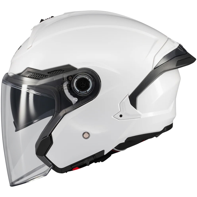 Casco de moto jet MT Cosmo SV Pure A0 blanco