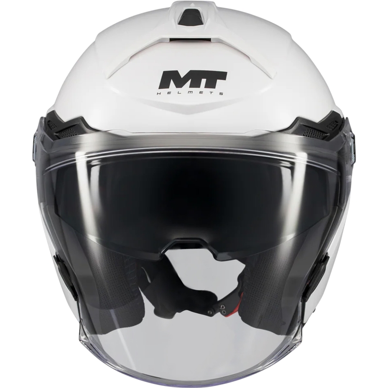 Casco de moto jet MT Cosmo SV Pure A0 blanco