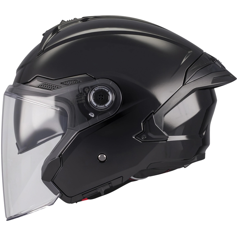 Casco de moto jet MT Cosmo SV Pure A1 negro