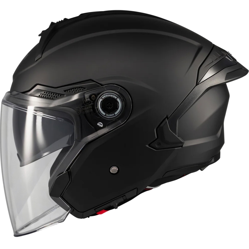 Casco de moto jet MT Cosmo SV Pure A1 negro mate