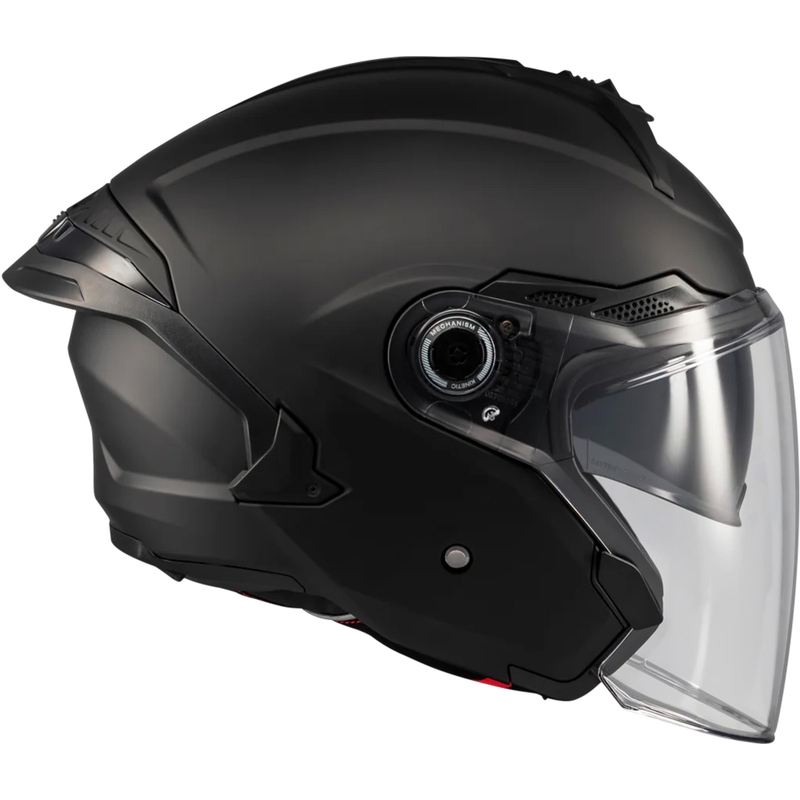 Casco de moto jet MT Cosmo SV Pure A1 negro mate