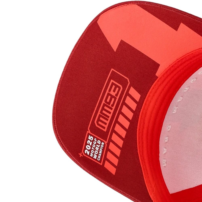 Gorra Marc Márquez 93 Midvisor World Champ roja