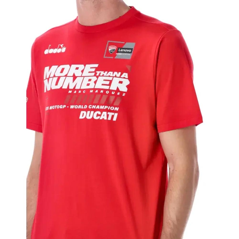 Camiseta Ducati Marc Márquez MM93 Campeón del Mundo roja