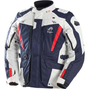 Chaqueta de moto Furygan Apalaches Evo azul-beige-roja