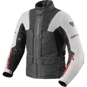 Chaqueta de moto Revit Offtrack 2 H2O color plata-antracita