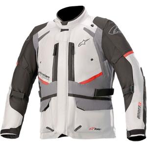 Chaqueta de moto Alpinestars Andes Drystar Gris-Negro-Rojo