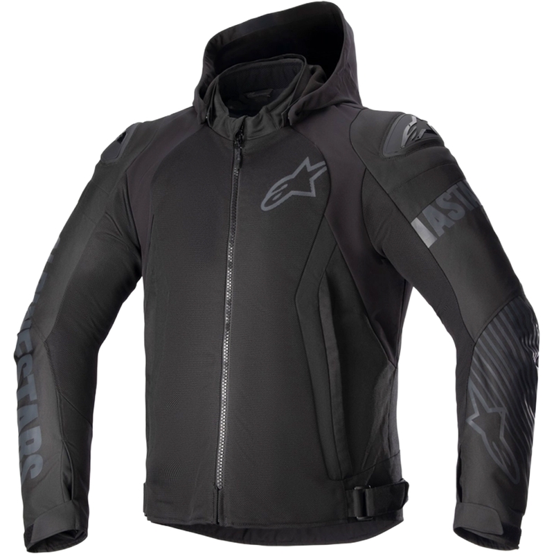 Chaqueta de moto Alpinestars Zaca Air Waterproof Negra
