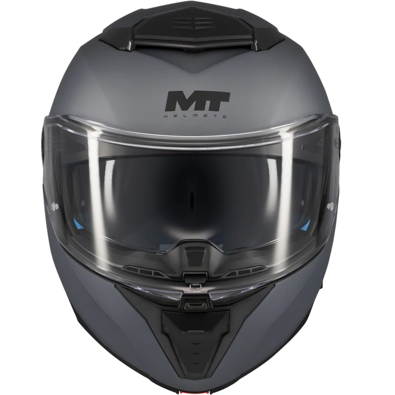 Casco de moto abatible MT Atom 2 SV Pure A2 gris mate