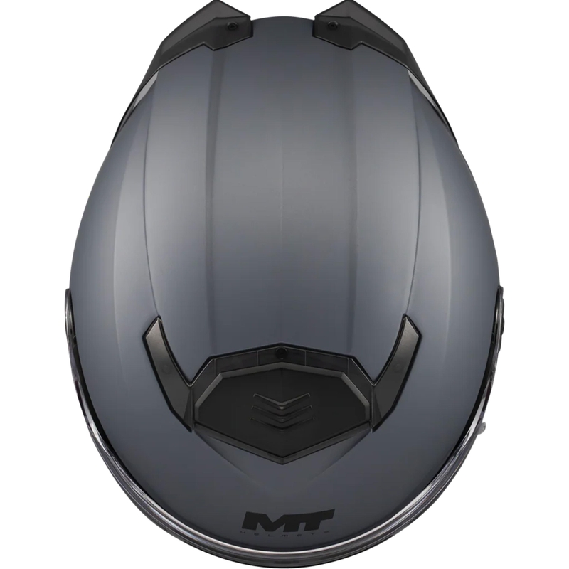 Casco de moto abatible MT Atom 2 SV Pure A2 gris mate