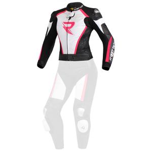 Dámská bunda Street Racer Kiara černo-bílo-fluo růžová výprodej