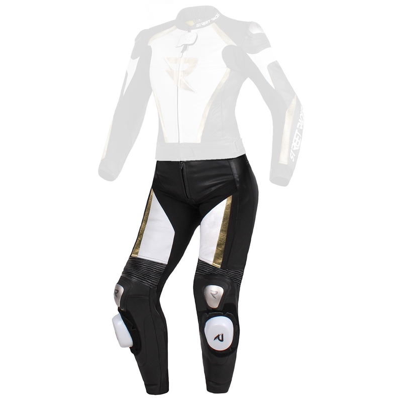 Dámské kalhoty Street Racer Kiara černo-bílo-zlaté výprodej