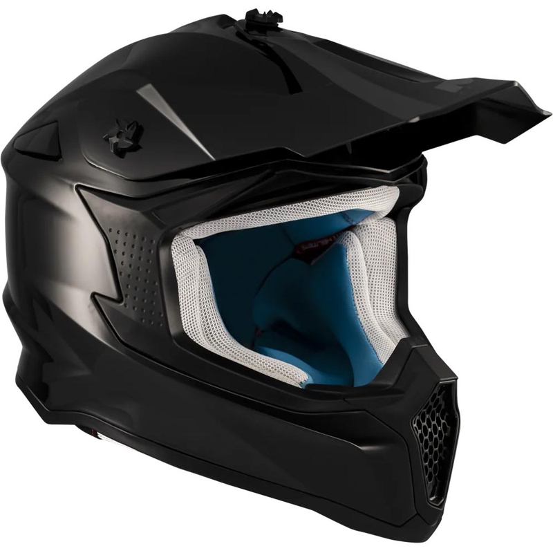 Casco de motocross MT Falcon S Pure A1 negro mate