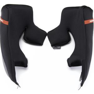 Almohadillas para las mejillas del casco de motocicleta Scorpion EXO-1500 Air, color negro.
