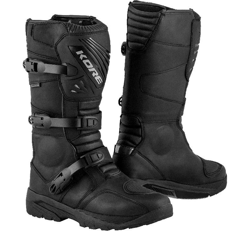 Botas de moto Kore Adventure Long 3.0 negras - 2ª calidad - II. calidad