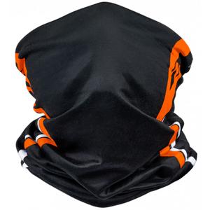 Bufanda multifuncional para moto IXON Void negro-blanco-naranja