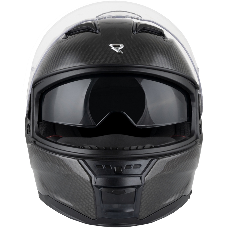 Casco integral de moto Street Racer Titan Carbon negro - II. calidad