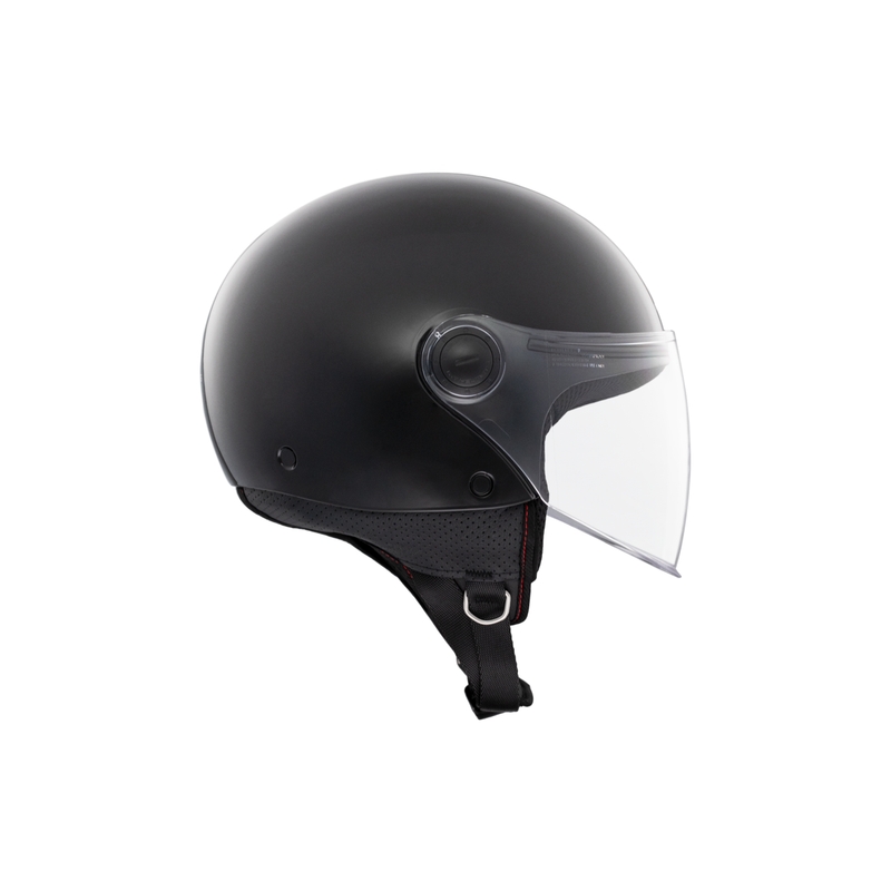 Casco de moto jet MT Street S negro brillante - II. calidad