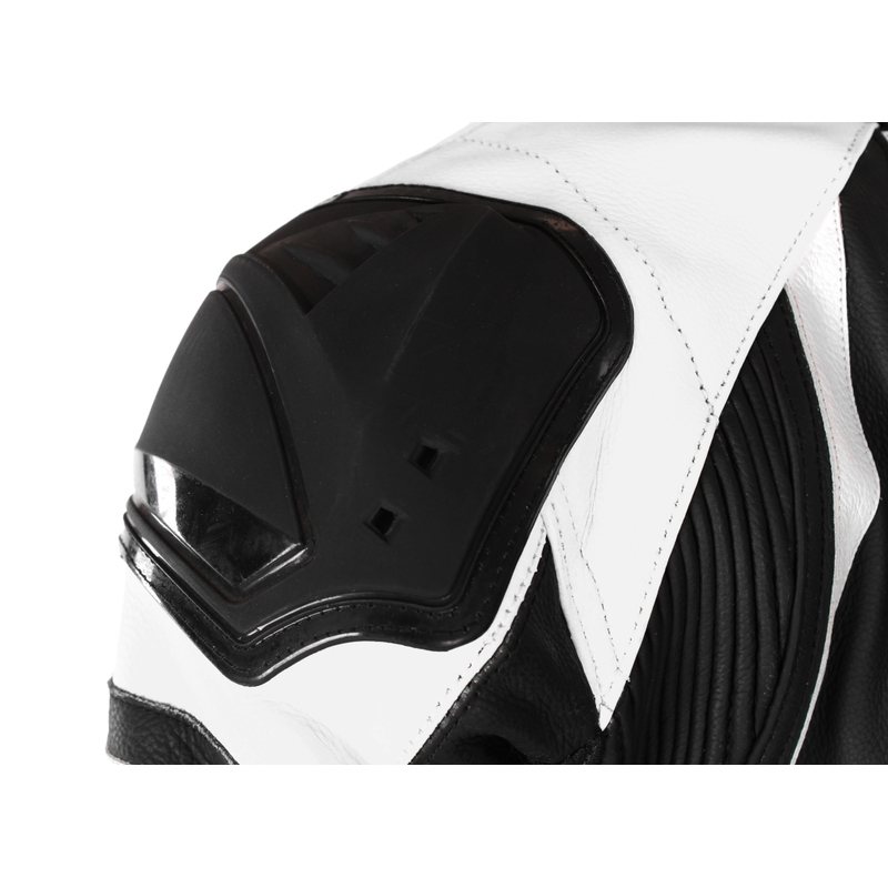 Traje de moto RSA GT2 negro-blanco en oferta - 2ª calidad liquidación - II. calidad